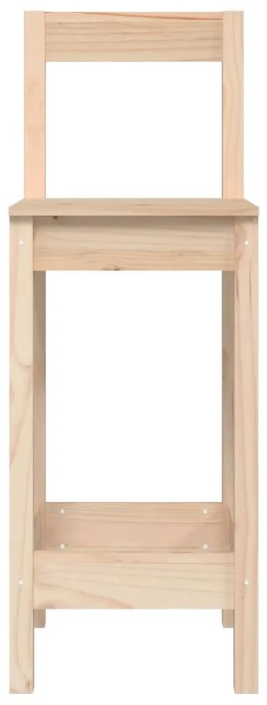Cadeiras de bar 2 pcs 40x41,5x112 cm pinho maciço