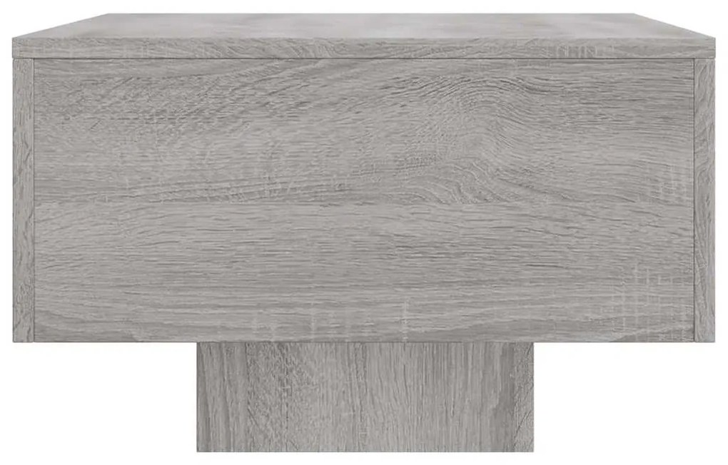 Mesa de centro 100x49,5x31 cm derivados de madeira cinza sonoma