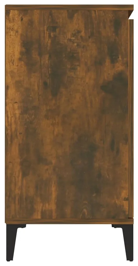 Aparador 104x35x70 cm madeira processada cor carvalho fumado
