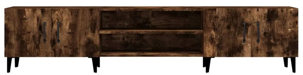 Móvel de TV 180x31,5x40 cm derivados de madeira carvalho fumado