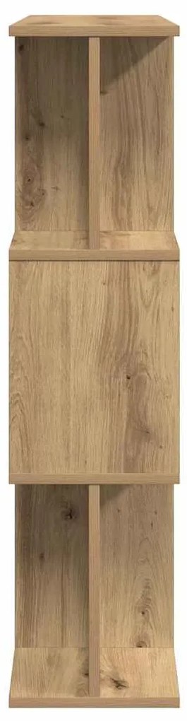 Estante 80x24x96 cm derivados de madeira carvalho artisiano