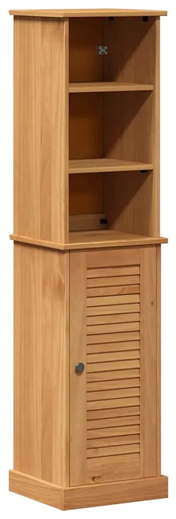 Conjunto de Móveis para Banheiro 2 pcs Marrom e marrom mel