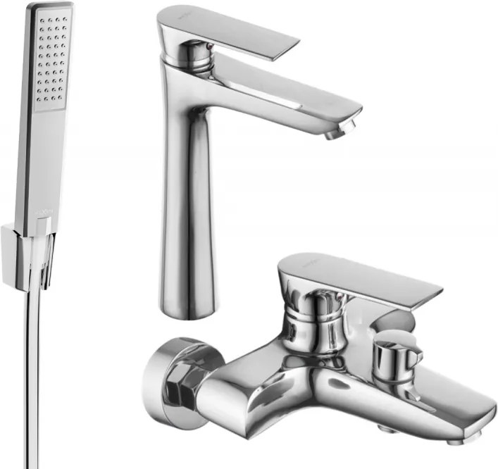 Mexen Axel Conjunto de banheira R72, cromado - 73813R72-00