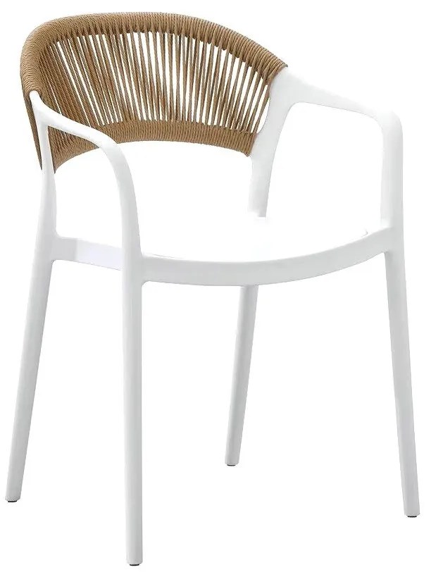 Conjunto de 4 Cadeiras de Jardim IBIZA – 52,5x57x81 cm – Polipropileno