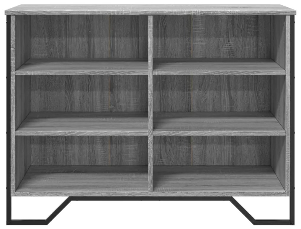 Aparador 101x35,5x74,5 cm derivados de madeira cinzento sonoma