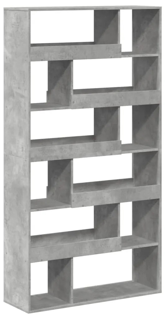 Estante 100x33x187,5 cm derivados de madeira cinzento cimento