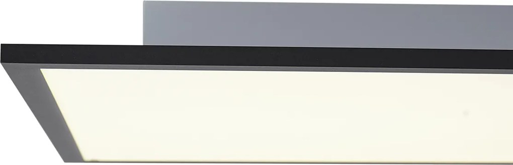 Painel LED quadrado preto com LED regulável em 3 níveis - Reeves