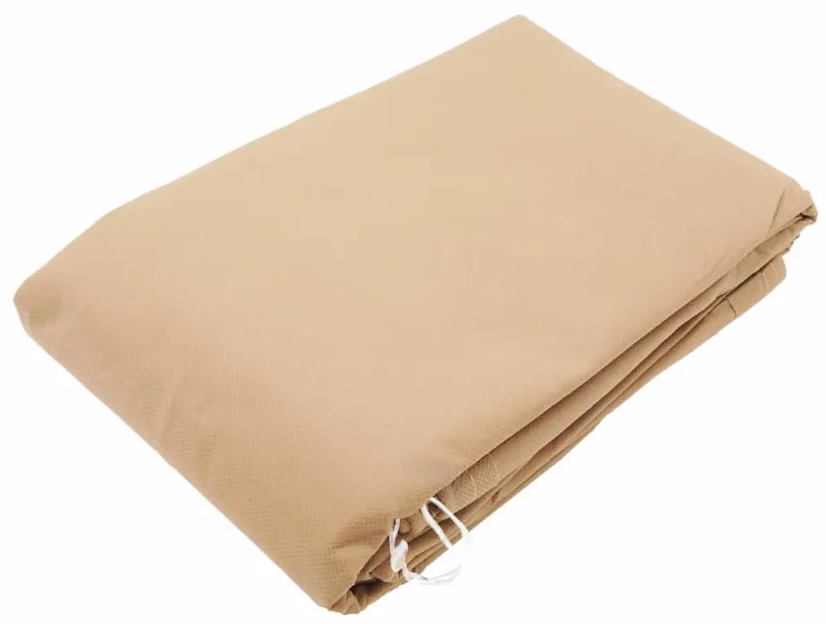 423513 Nature Protetor plantas contra geada c/ fecho 70g/m² 3x2,5x2,5 m bege