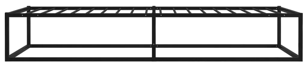 Estrutura de cama 100x200 cm metal preto