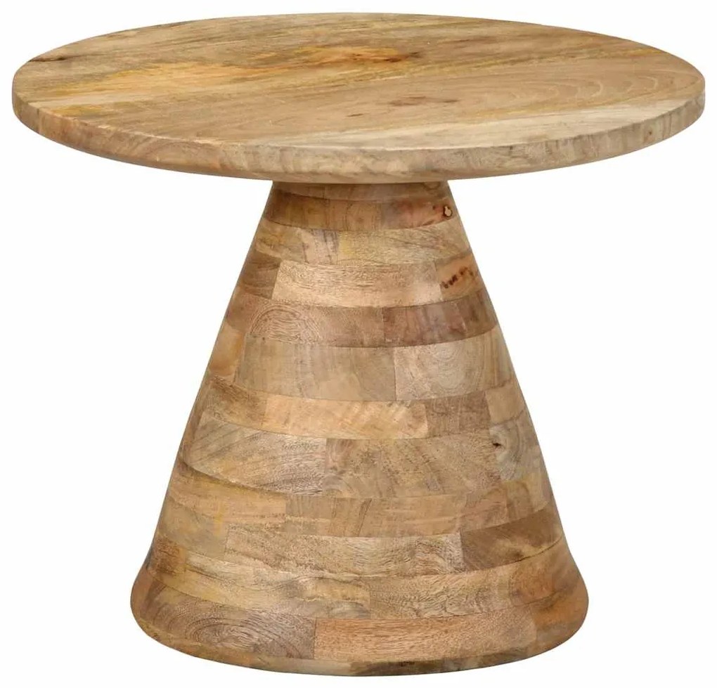 Mesa de apoio Ø50x40 cm madeira de mangueira maciça