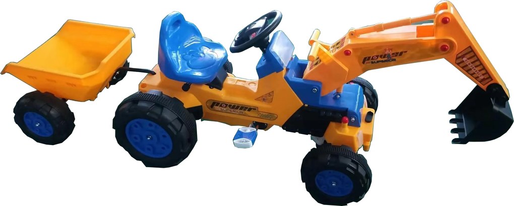 Tractor a Pedais Power Superior com Pá Dianteira