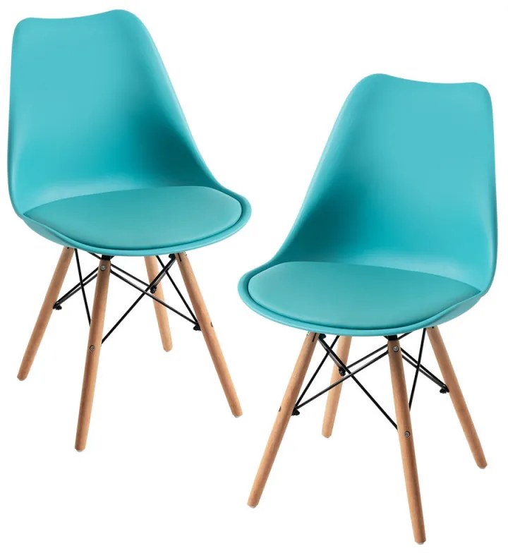 Pack 2 Cadeiras Tilsen - Azul celeste