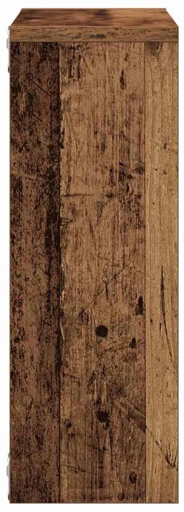 Prateleira parede 45x16x45 cm derivados madeira madeira velha