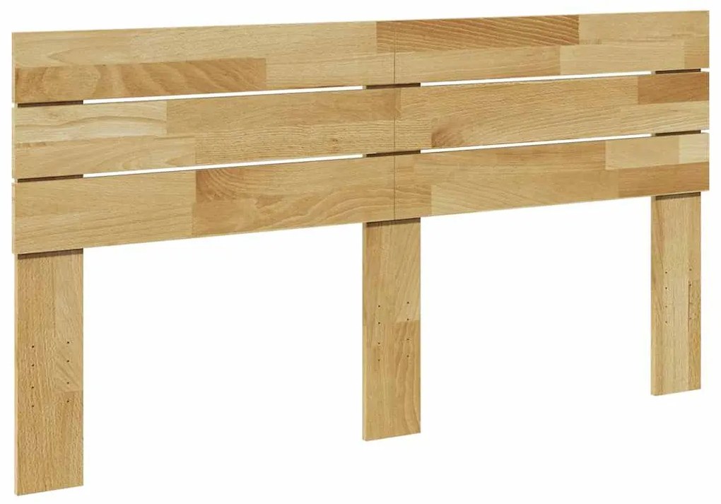 vidaXL Cabeceira 150 cm Madeira maciça de carvalho