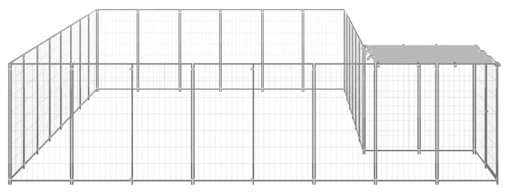 Canil 15,73 m² aço prateado