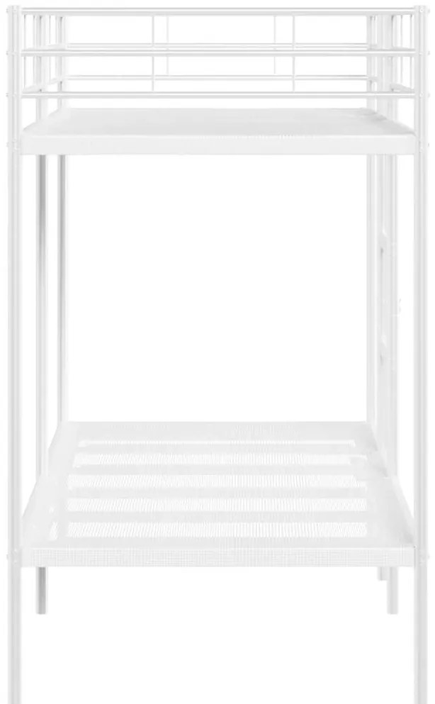 Beliche sem colchão 100x190 cm aço branco