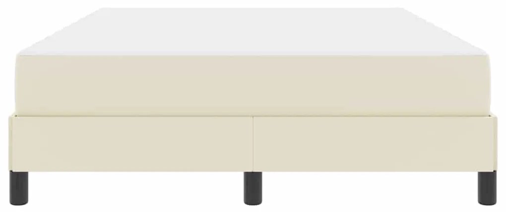 Cama Outros Creme 140 x 190 cm Couro sintético