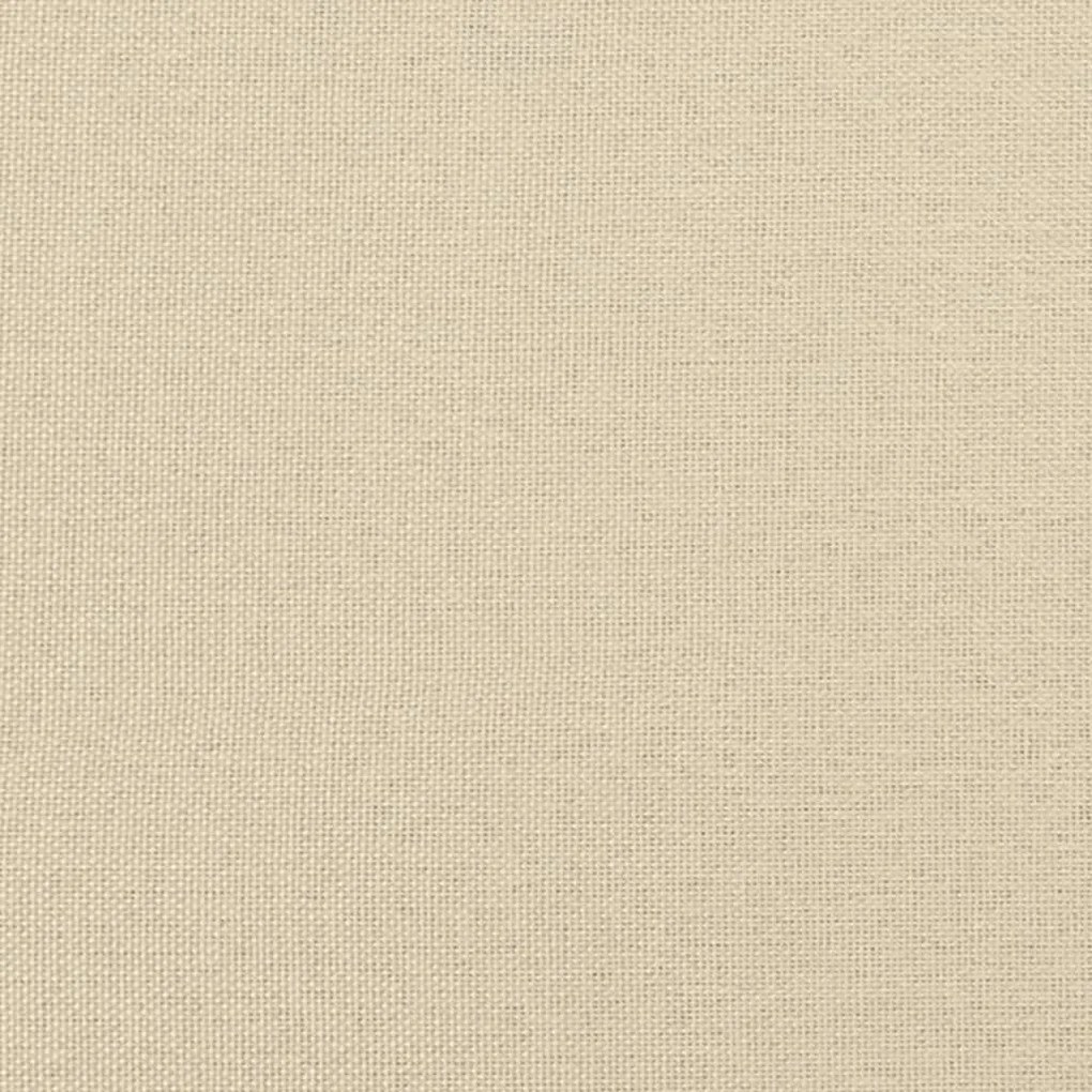 Sofá de 3 Lugares Chloé - Em Tecido - Cor Creme - 198x77x80 cm - Com o