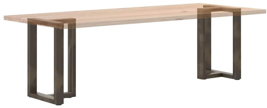 Pés de mesa de jantar em forma de T, 2 peças, preto, 50x35x(72-73) cm,