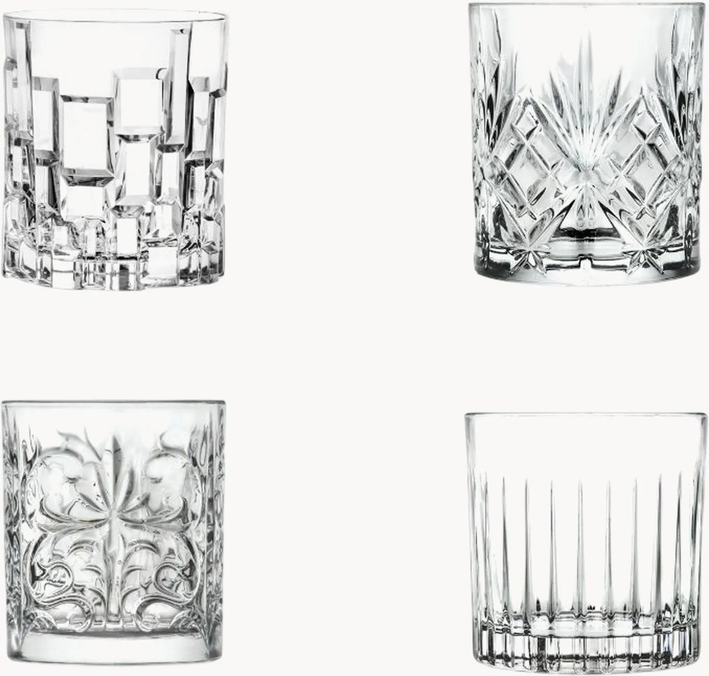 Copos em cristal Mixology, conjunto de 4