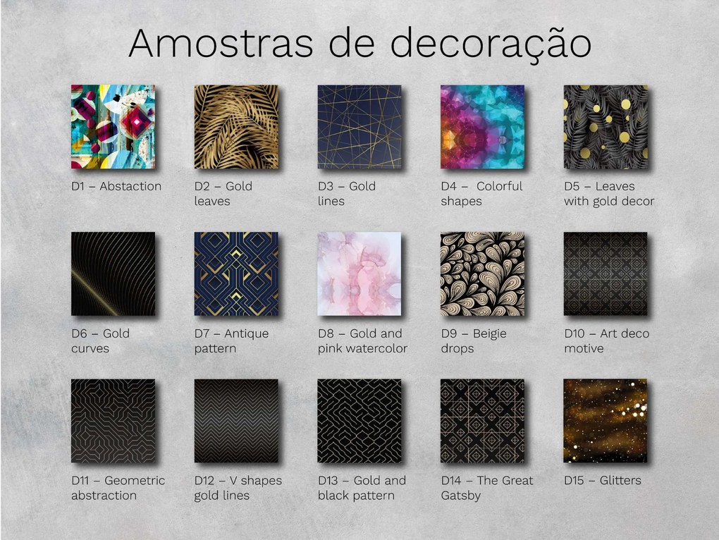 Espelho LED com decoração LED D15