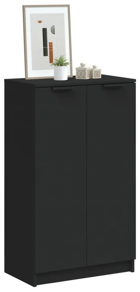 Sapateira 59x35x100 cm derivados de madeira preto