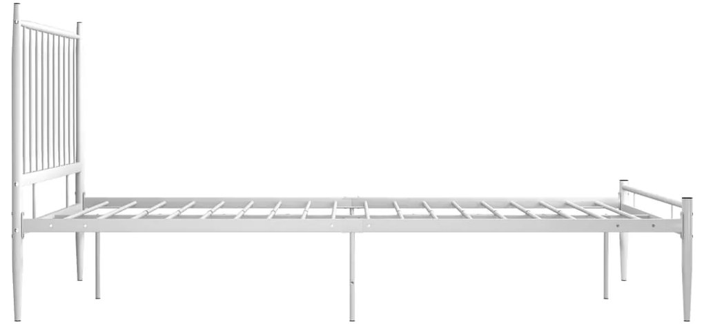 Estrutura de cama metal 120x200 cm branco