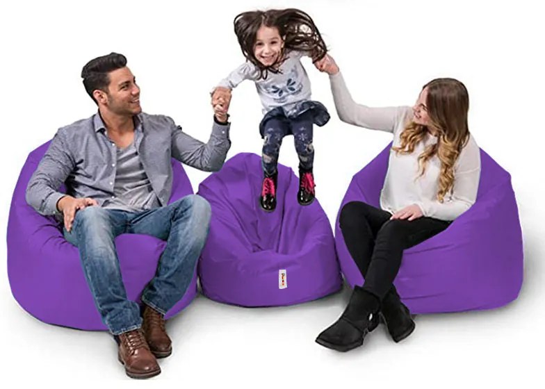 Pufe de Jardim Iyzi 100 – Roxo – 100x100x20 cm | Tribo Home