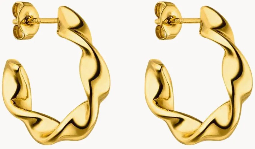Brincos banhados a ouro Lorelei