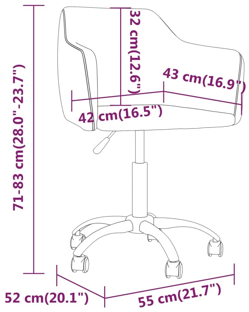 Cadeiras de jantar giratórias 2 pcs veludo cinzento-escuro