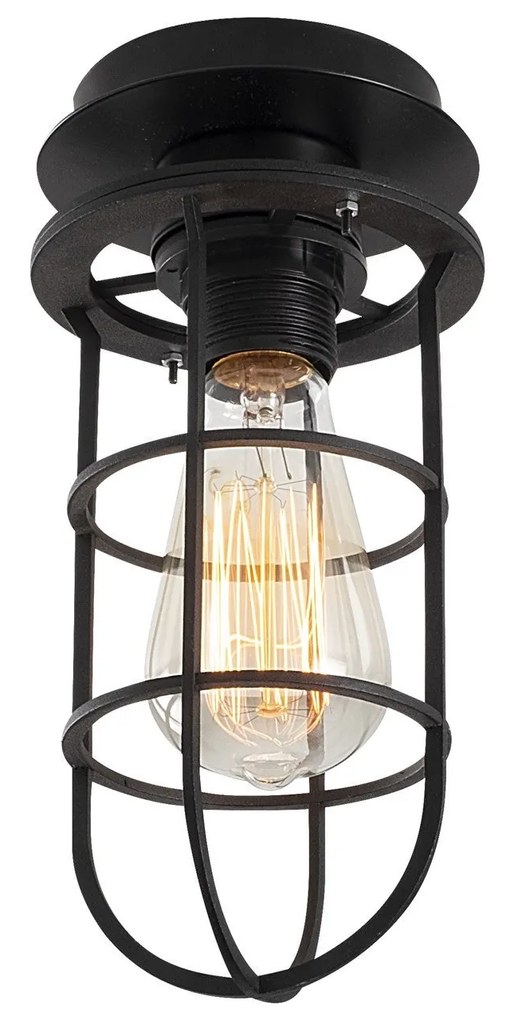 Chandelier Kimil – Preto – Diâmetro 12 cm, Altura 25 cm