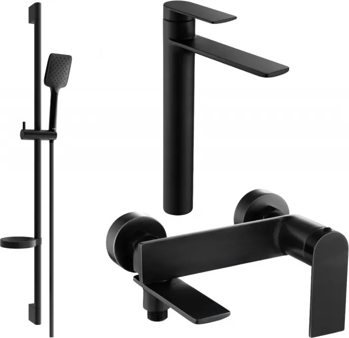 Mexen Zero DS62 conjunto de banho, preto - 7113DS62-70