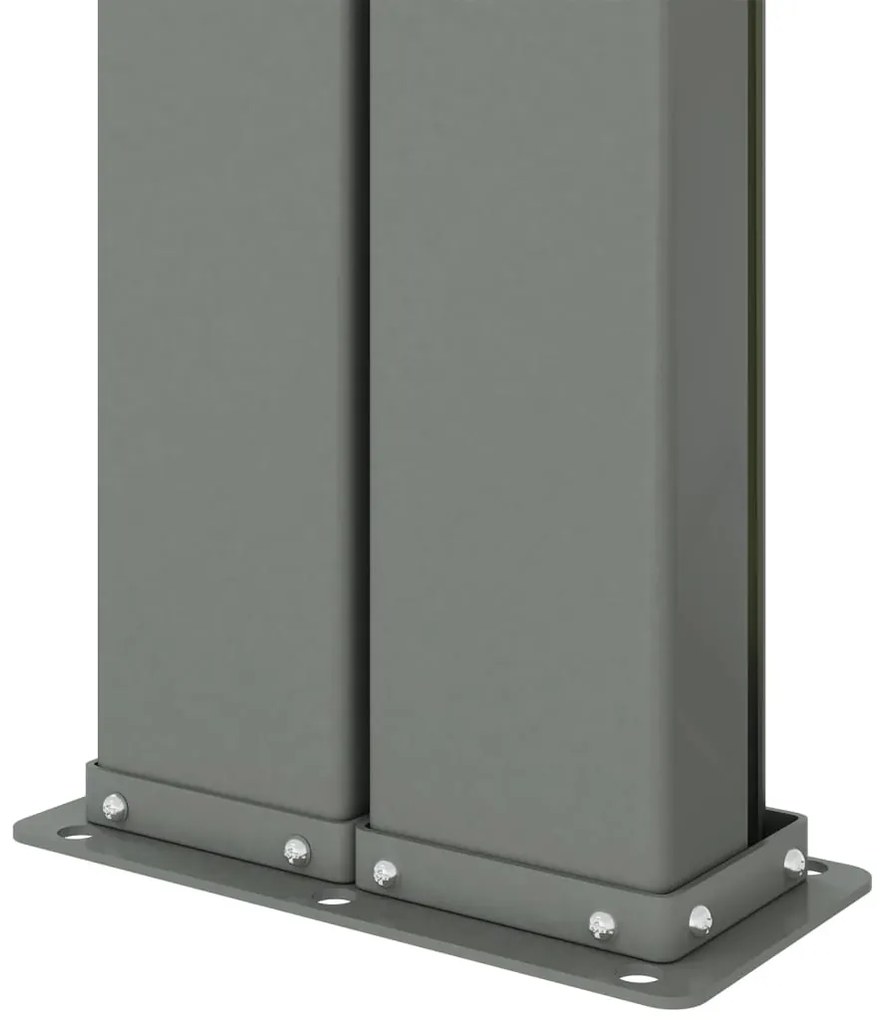 Toldo lateral retrátil 220x1000 cm azul