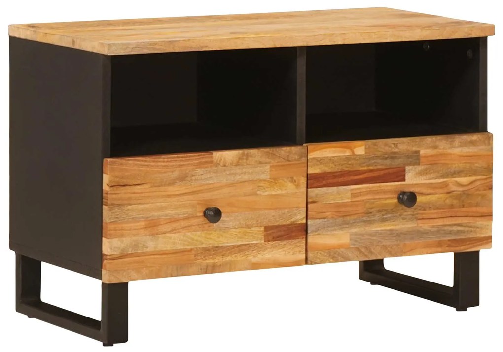 vidaXL Gabinete para TV com armazenamento Castanho 70 x 33 x 46 cm