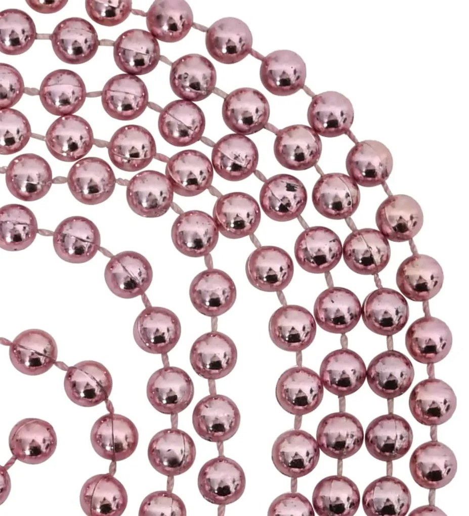 108 pcs conjunto de enfeites de Natal branco e rosa