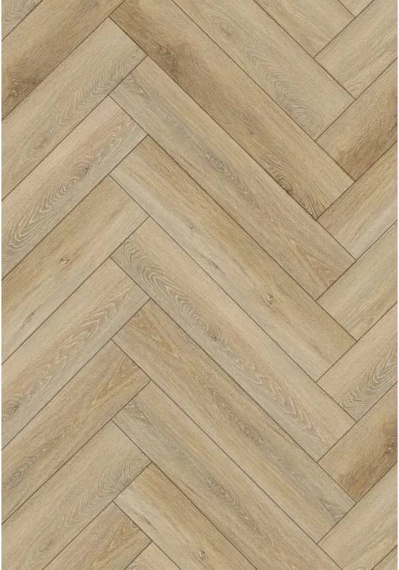 Mexen Worcester  amostra de painéis vinílicos espinha de peixe SPC 6,5 mm, base IPEX 1,5 mm, 4 V-Fuga, Carvalho - F1176-S