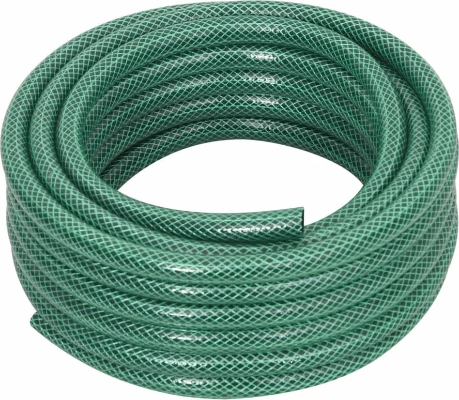 vidaXL Mangueira de jardim 0,5" 50 m PVC verde