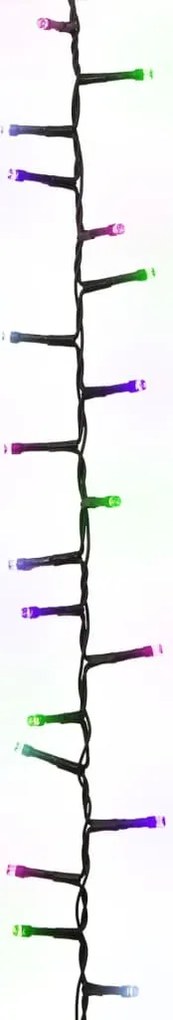 Cordão de luzes compacto 2000 luzes LED 45m PVC pastel multicor