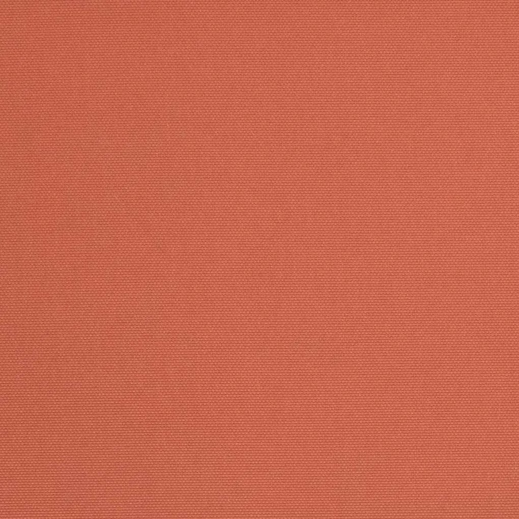 Guarda-sol de exterior com poste de metal 300x200 cm terracota