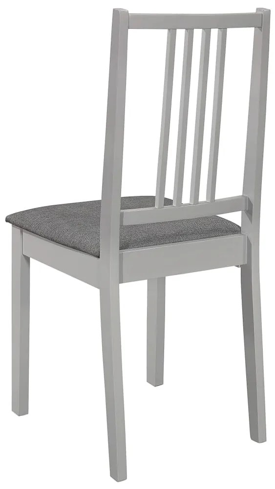 5 pcs conjunto de jantar MDF cinzento