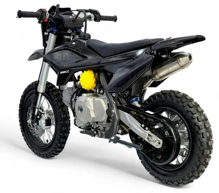 MINI MOTO Crianças MINICROSS Gasolina 70CC 10/10" APOLLO THUNDER AUTO Preta