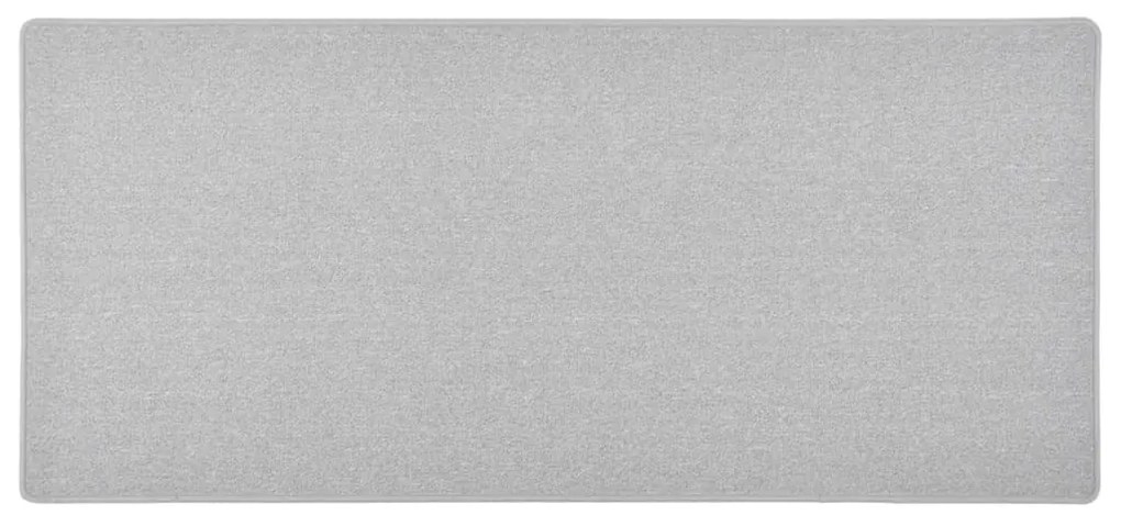 vidaXL Tapete/passadeira 50x100 cm cinzento-claro