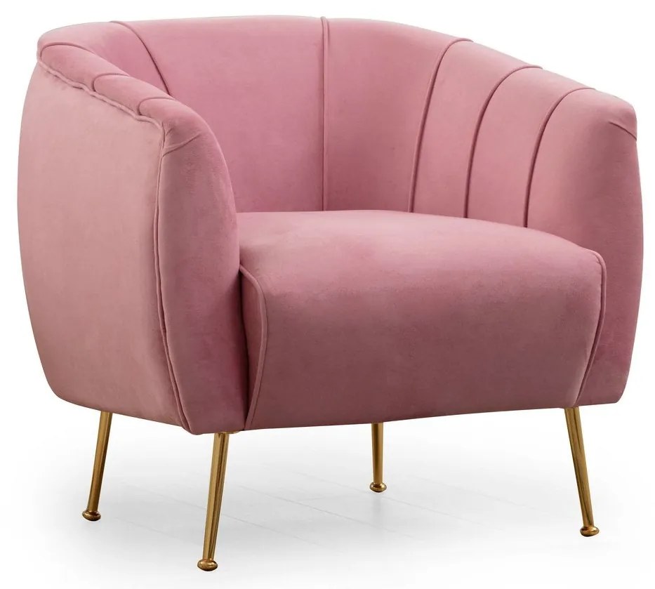 **** Cadeira Wing Istiridye – Rosa Acinzentado – 85x85x80 cm

**