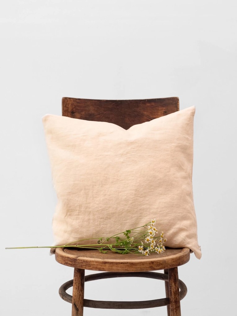Capa de almofada em linho Brazilian Sand