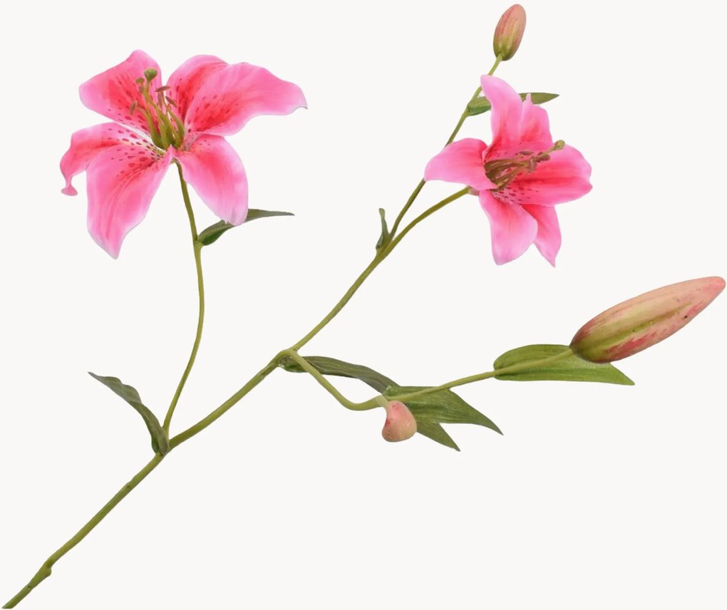 Flores artificiais Lily, conjunto de 2
