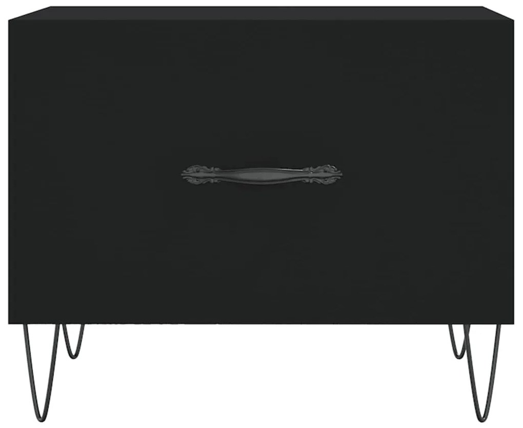 Mesa de centro 50x50x40 cm derivados de madeira preto