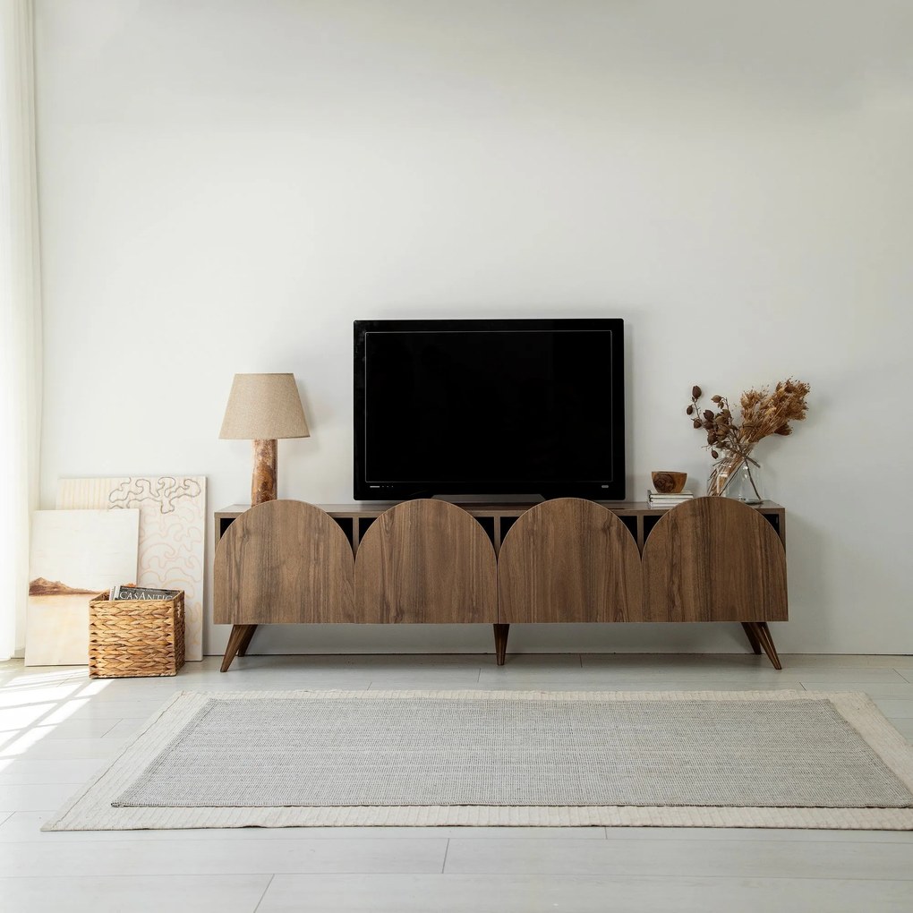 Móvel TV Mesta – Nogueira – 180x50x35 cm