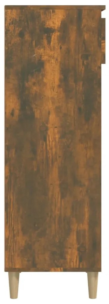 Sapateira 40x36x105 cm derivados de madeira carvalho fumado