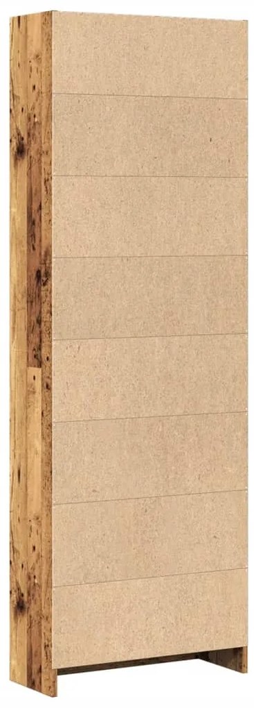 Estante 60x24x176 cm derivados de madeira madeira velha