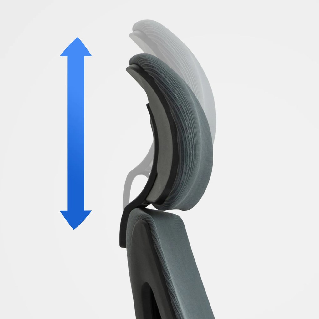 Cadeira de Escritório Kanab Cinzenta